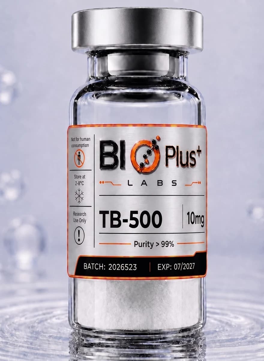 TB-500 (Thymosin β4 Acetate) — BioPlus Labs research vial